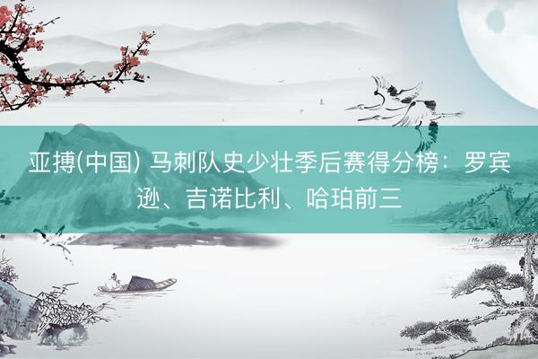 亚搏(中国) 马刺队史少壮季后赛得分榜:罗宾逊、吉诺比利、哈珀前三
